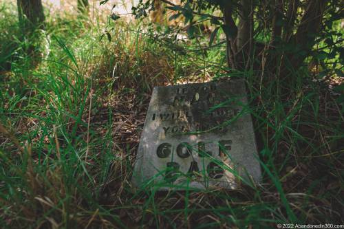 The abandoned paradise mini golf complex on Merritt Island, Florida.