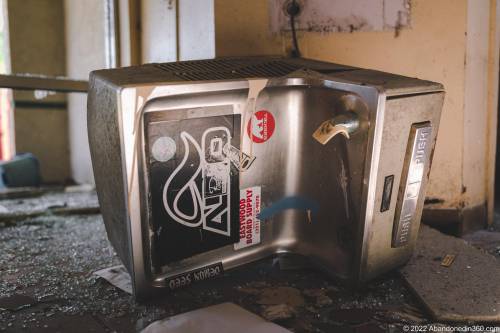 The abandoned paradise mini golf complex on Merritt Island, Florida.