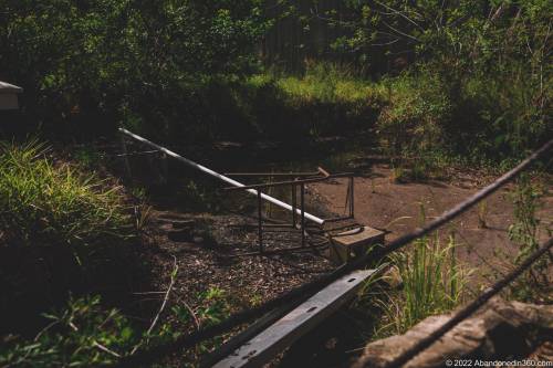The abandoned paradise mini golf complex on Merritt Island, Florida.