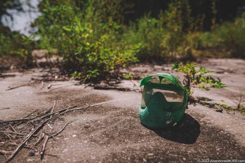 The abandoned paradise mini golf complex on Merritt Island, Florida.