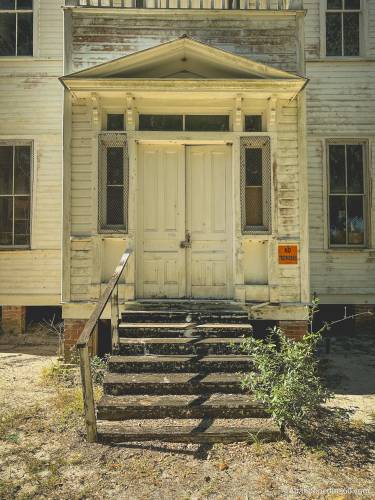 Images of the historic Rochelle School House in Central Florida.