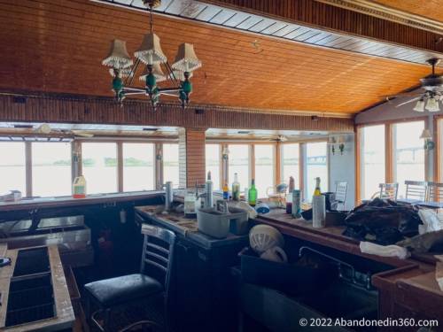 Abandoned Roseate Spoonbill Lounge in Florida