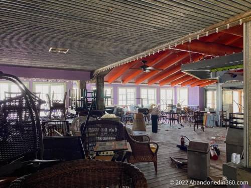 Abandoned Roseate Spoonbill Lounge in Florida