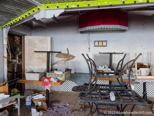 Abandoned Roseate Spoonbill Lounge in Florida