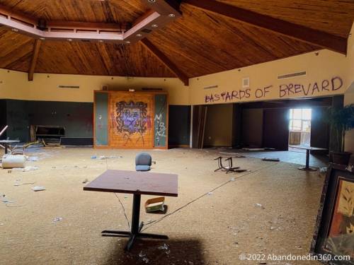 The abandoned Royal Oak Resort and Golf Club in Florida