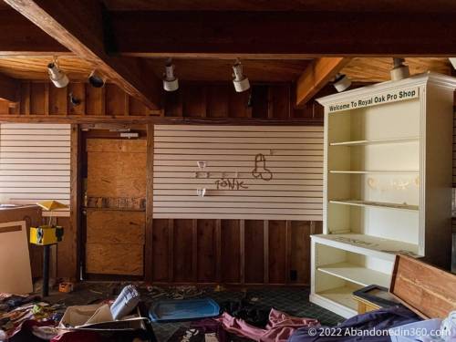 The abandoned Royal Oak Resort and Golf Club in Florida