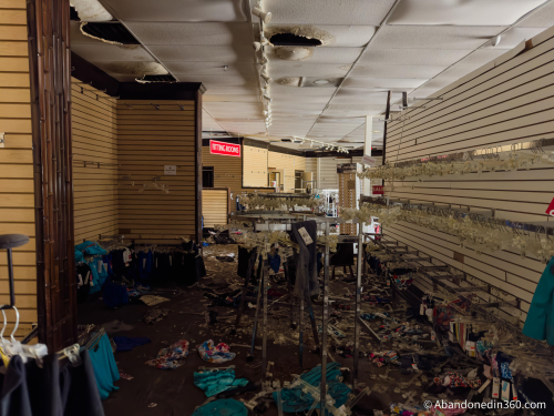 Abandoned Swim Mart Outlet Store