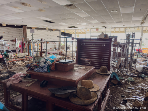 Abandoned Swim Mart Outlet Store