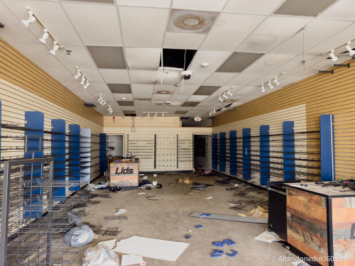 Abandoned Lids Outlet Store